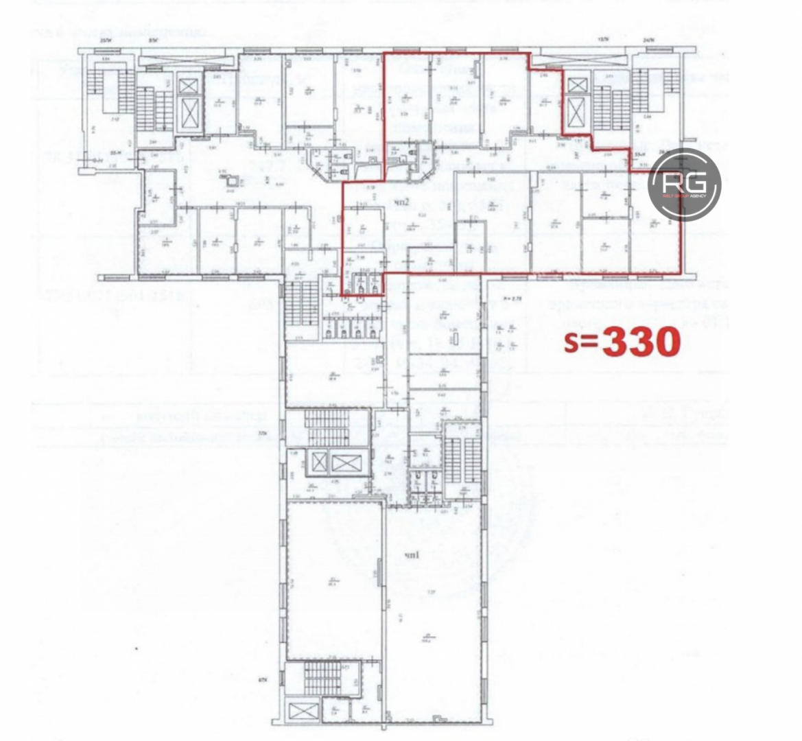 Офис 310 м2 на 2 этаже ЖК, 310 кв.м.